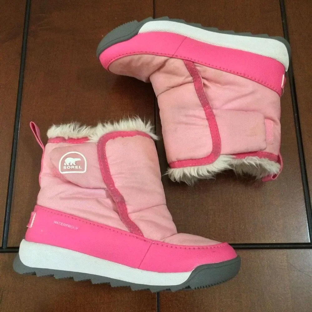 Sorel Whitney II Pink toddler 10 boots